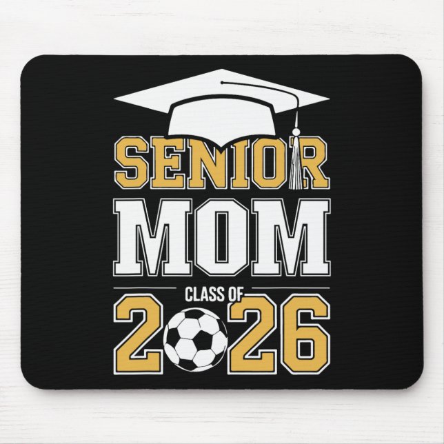 Abschlussmutter Cl Von 2026 Absolvent Fußball 2026 Mousepad (Vorne)