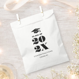 Abschlussmütze Absolvent Abschlussjahr Name oder T Geschenktütchen