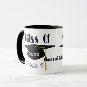 Abschlussmütze und Quaste Ich habe es süß gemacht Tasse