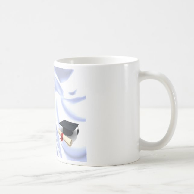 Abschlusspatenttochter-Gedicht-Tasse Kaffeetasse (Rechts)