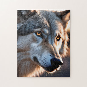 Abschlussportrait eines Wolfs