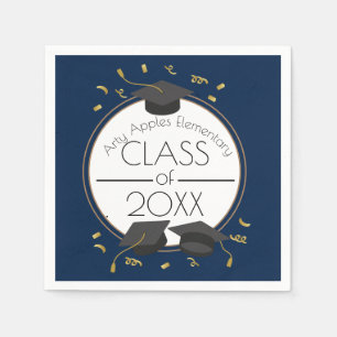 Abschlussserviettenklasse von 2020, 2019, 2021, serviette