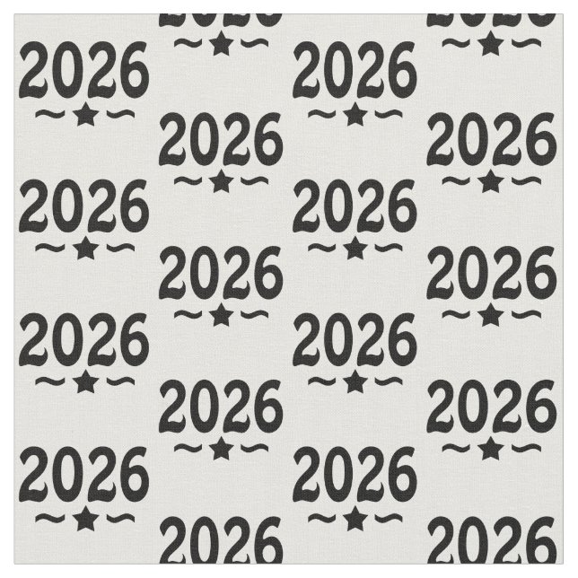 Abschlussstern Klasse 2026 Absolvent Stoff (Nahaufnahme)