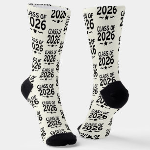 Abschlussstern Klasse 2026 Grad  Socken