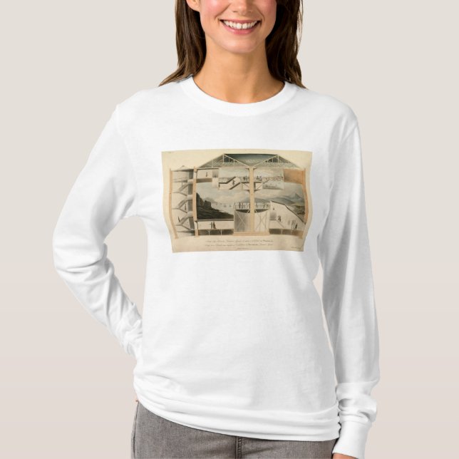 Abschnitt vom Rundbau, Leicester-Quadrat T-Shirt (Vorderseite)