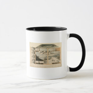 Abschnitt vom Rundbau, Leicester-Quadrat Tasse