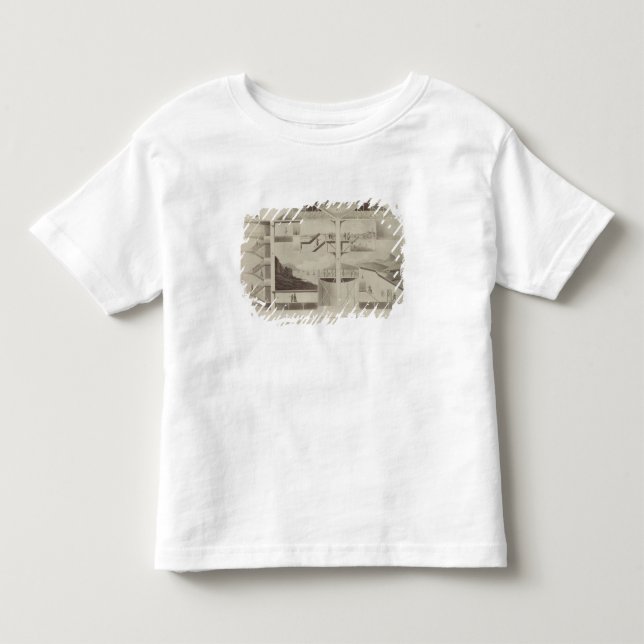 Abschnitt vom Rundbau, Leicester-Quadrat, von 'Pl Kleinkind T-shirt (Vorderseite)