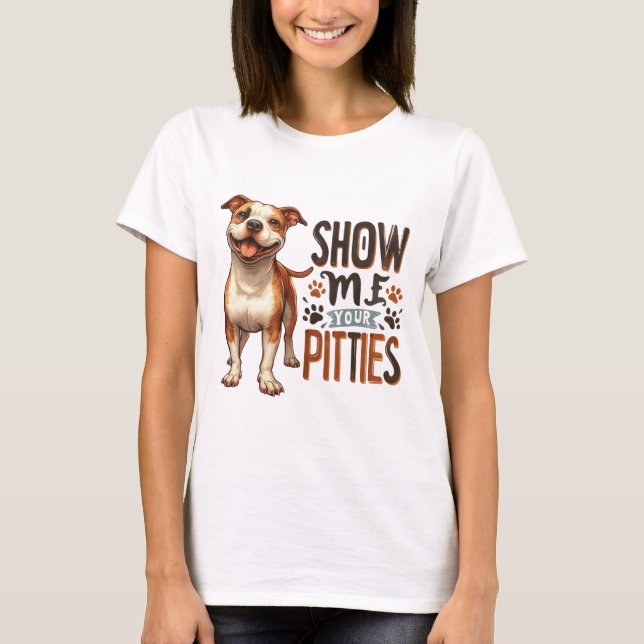 ABSCHNITTLICHES PITBULL TERRIER DOG-SPRICHWORT T-Shirt (Vorderseite)