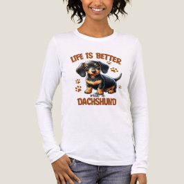 ABSCHNITTLICHES SCHWARZ- UND DACKEL-DOG-SPRICHWORT Tri-Blend SHIRT