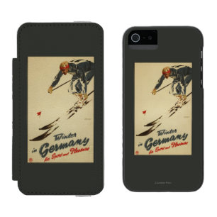 Abschüssiger Skifahrer - Sportund VergnügenPromo Incipio Watson™ iPhone 5 Geldbörsen Hülle