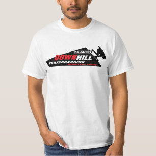 Abschüssiges Skateboarding T-Shirt