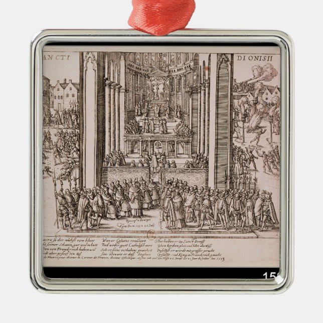 Abschwörung von Henri IV Ornament Aus Metall (Vorne)