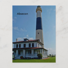 Absecon Lighthouse-New Jersey Postkarte