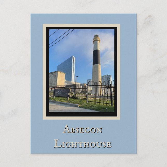 Absecon Lighthouse Postcard Postkarte (Vorderseite)