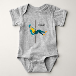 Abseilen Baby Strampler