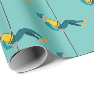 Abseilen Geschenkpapier