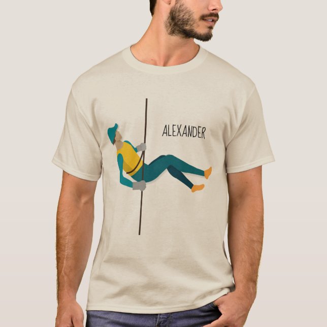Abseilen T-Shirt (Vorderseite)