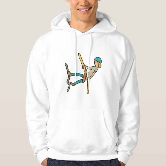 Abseiling Hoodie (Vorderseite)
