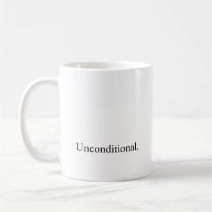 Absicht "unbedingt " kaffeetasse