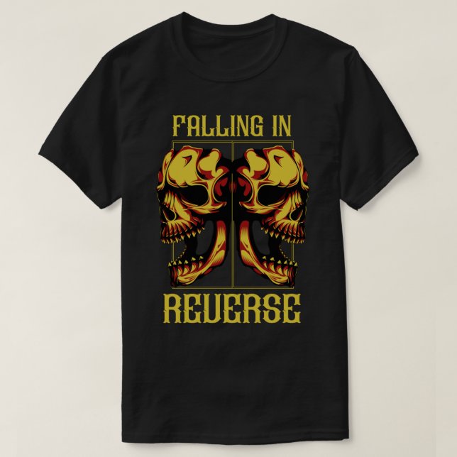 Absinken in umgekehrter Aktivität T-Shirt (Design vorne)