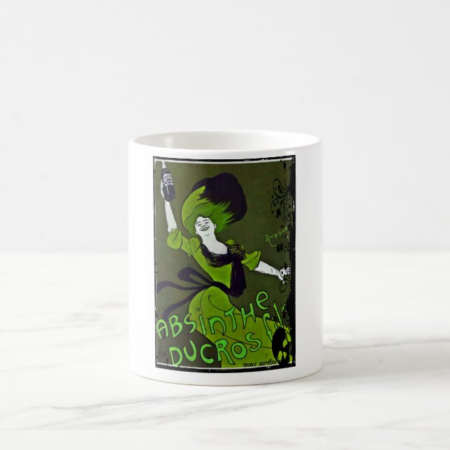 Absinth in Grün Kaffeetasse (Mittel)