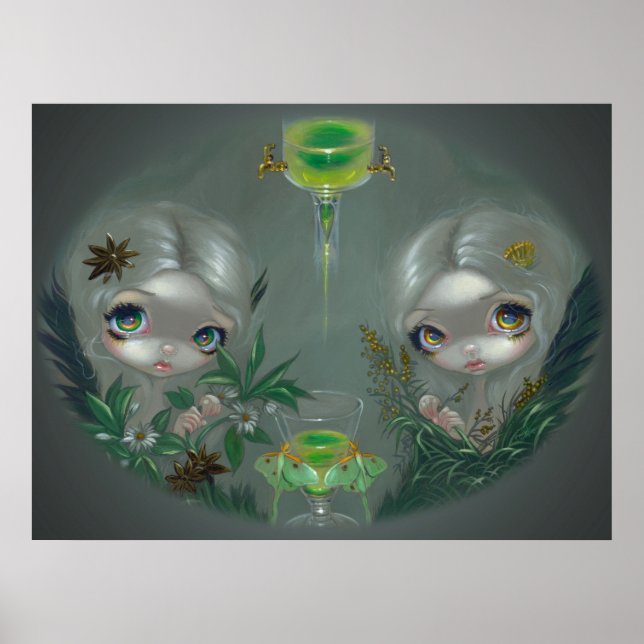 Absinthe : Anise and Artemisia ART DRINT Fee Poster (Vorne)