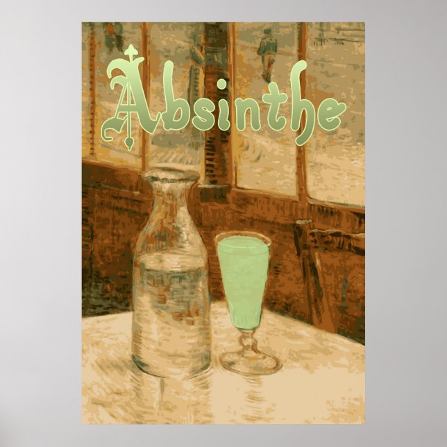 Absinthe Art Nouveau Advertising Poster (Vorne)