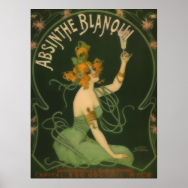 Absinthe Blanoui Poster (Vorne)