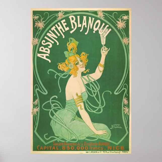 Absinthe Blanqui Poster (Vorne)