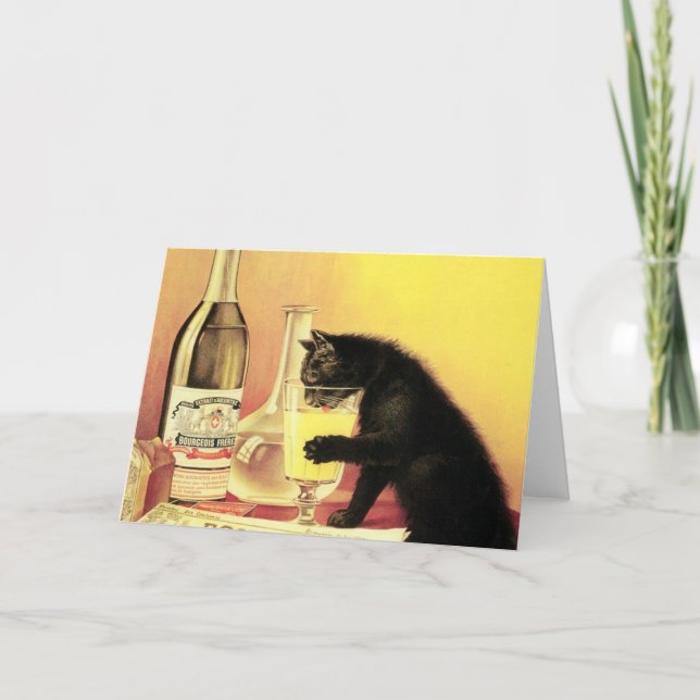 Absinthe Bourgeois Karte (Vorderseite)