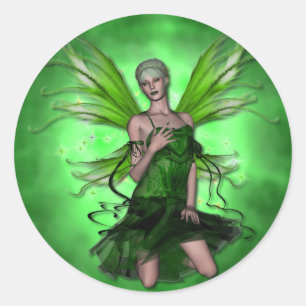 Absinthe de KRW les autocollants féeriques verts