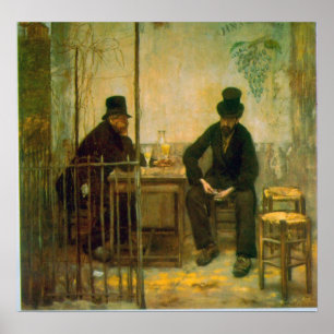 Absinthe Drinkers by Raffaellino da Reggio Poster