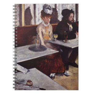 Absinthe - Edgar Degas - c1876 Notizblock