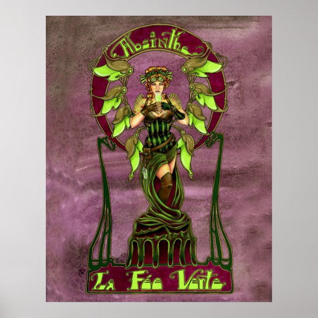 Absinthe Fairy Poster (Vorne)