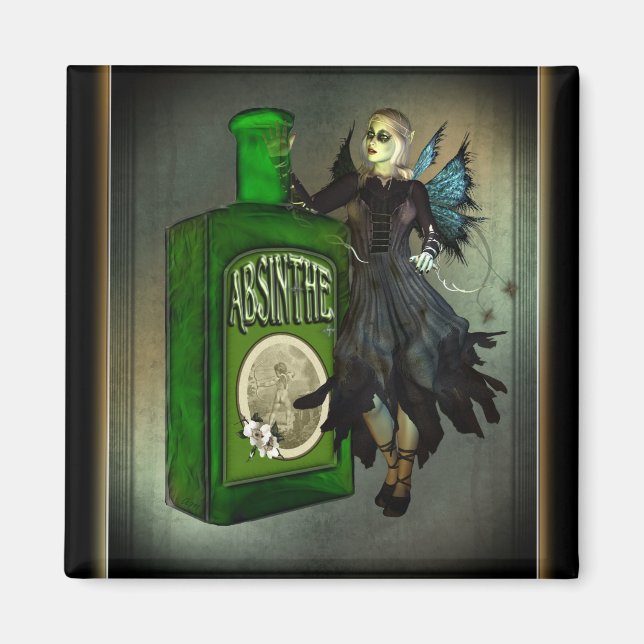 Absinthe-Feen-Magnete Magnet (Vorne)