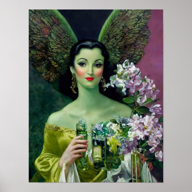 Absinthe Green Fairy  Poster (Vorne)