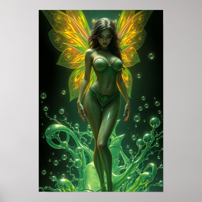 Absinthe Green Fairy Poster (Vorne)