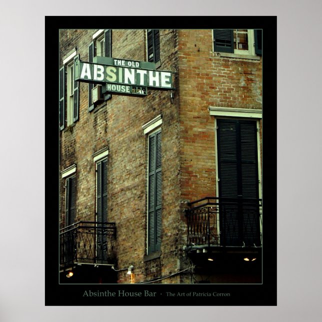 Absinthe House Bar Poster (Vorne)