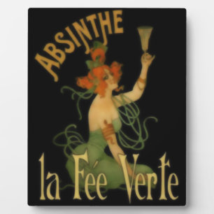 Absinthe La Fee Verte Fotoplatte