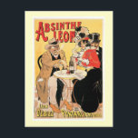 Absinthe Leon Vintag Wine Drink und Art Postkarte<br><div class="desc">Absinthe Leon Vintag Wine Drink und Art Old Food and Drink Poster Kunst Vintage Lebensmittel und Getränke Werbung von alten Plakaten und Anzeigen aus dem späten 19. Jahrhundert bis in die 1930er Jahre.</div>