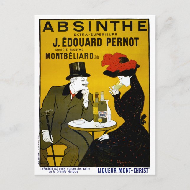 ABSINTHE macht den "Heart Grow Fonder" Postkarte (Vorderseite)