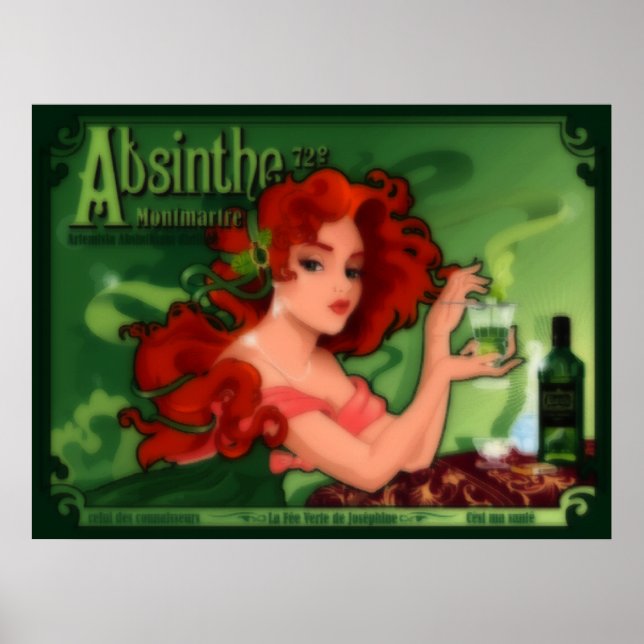 Absinthe Montmartre Poster (Vorne)