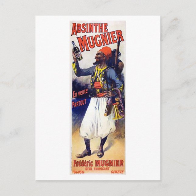 Absinthe Mugnier Postkarte (Vorderseite)