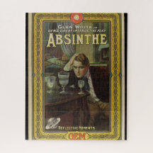 Absinthe playbill Vintag play inserate