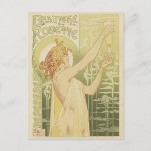Absinthe Postcards Postkarte