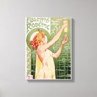 Absinthe Robette 1896 Vintage Poster wiederhergest