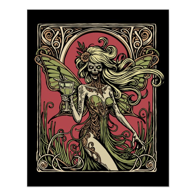 Absinthefee Poster (Vorderseite)