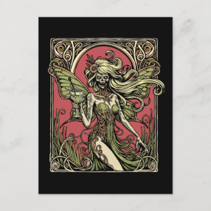 Absinthefee Postkarte