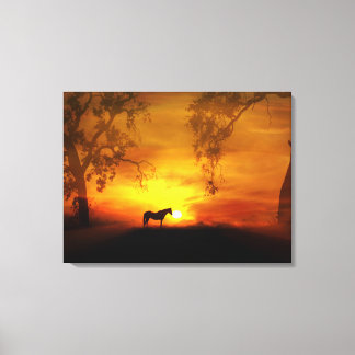 Absolut Atemberaubender Sonnenaufgang und Leinwand