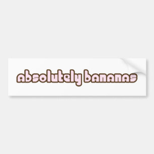 "Absolut Bananen" Autoaufkleber